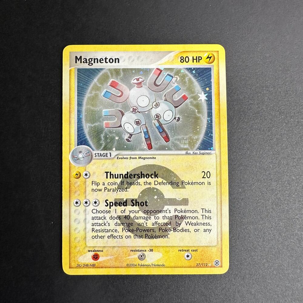 Pokemon TCG Magneton EX FireRed LeafGreen 27/112 Rare Reverse Holo NM/LP